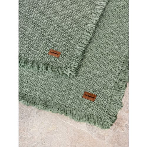 Bath Rug - Green Green Bathmat Set (2 Pieces) slika 2