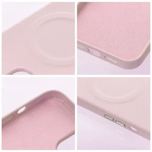 Roar kožna Mag Case maska kompatibilna s MagSafeom – za iPhone 12 Pro pink slika 4
