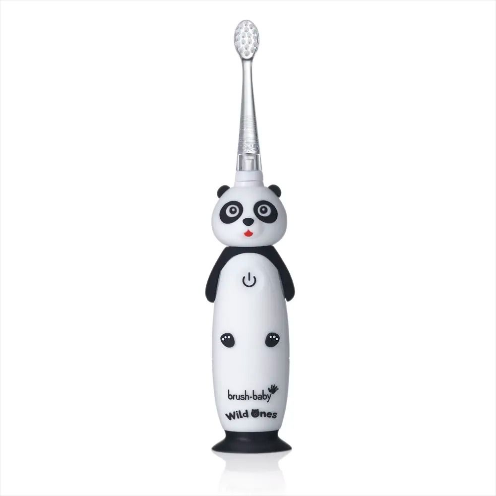 Brush-Baby Dječija punjiva električna četkica WildOnes - Panda slika 2