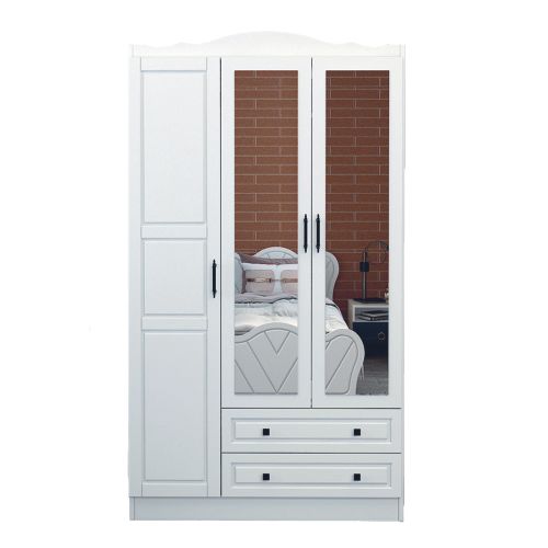 Woody Fashion Garderoba, Bijela boja, Bahar 603 - White slika 4