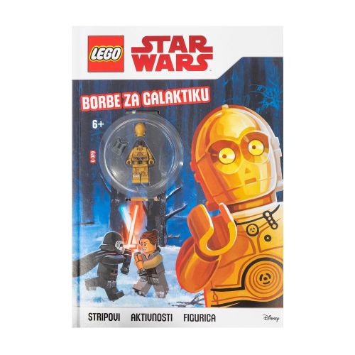 Lego Star Wars - Borbe za galaktiku: knjižica + mini figura slika 1