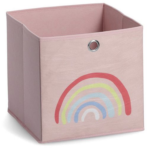 Zeller košara za odlaganje "rosy rainbow", netkana, roza, 28x28x28 cm, 14427 slika 1