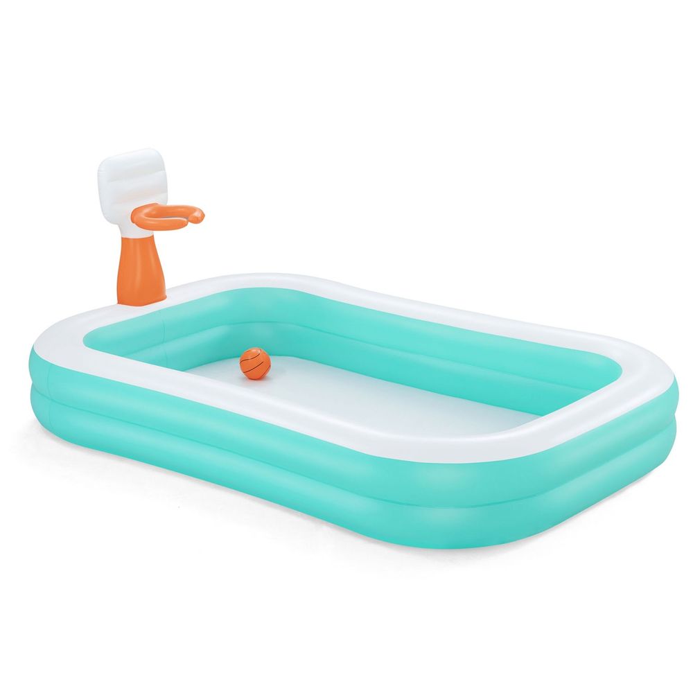 Dunk'n splash bazen na napuhavanje 251 x 168 x 102 cm bestway 54445 slika 3