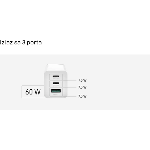 Varta High Speed Charger, Punjač 65W, 2x USB tip C, 1xUSB A QC slika 5