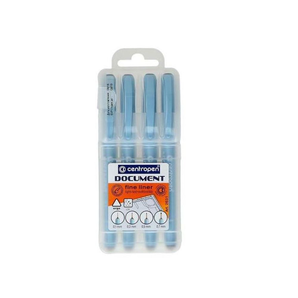 Centropen Liner dokument metalni Vrh 0.1, 0.3, 0.5, 0.7mm, Sorto 1/4 slika 1