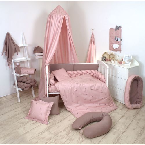 Amy posteljina set 2 elem. Pure Rose (za krevetić 120x60 cm) slika 2