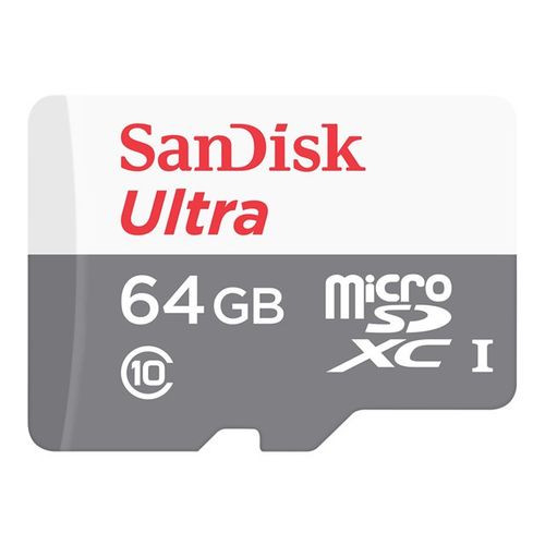 Memorijska kartica SANDISK 64GB Ultra microSDXC + SD Adpt, SDSQUNR-064G-GN6TA slika 1