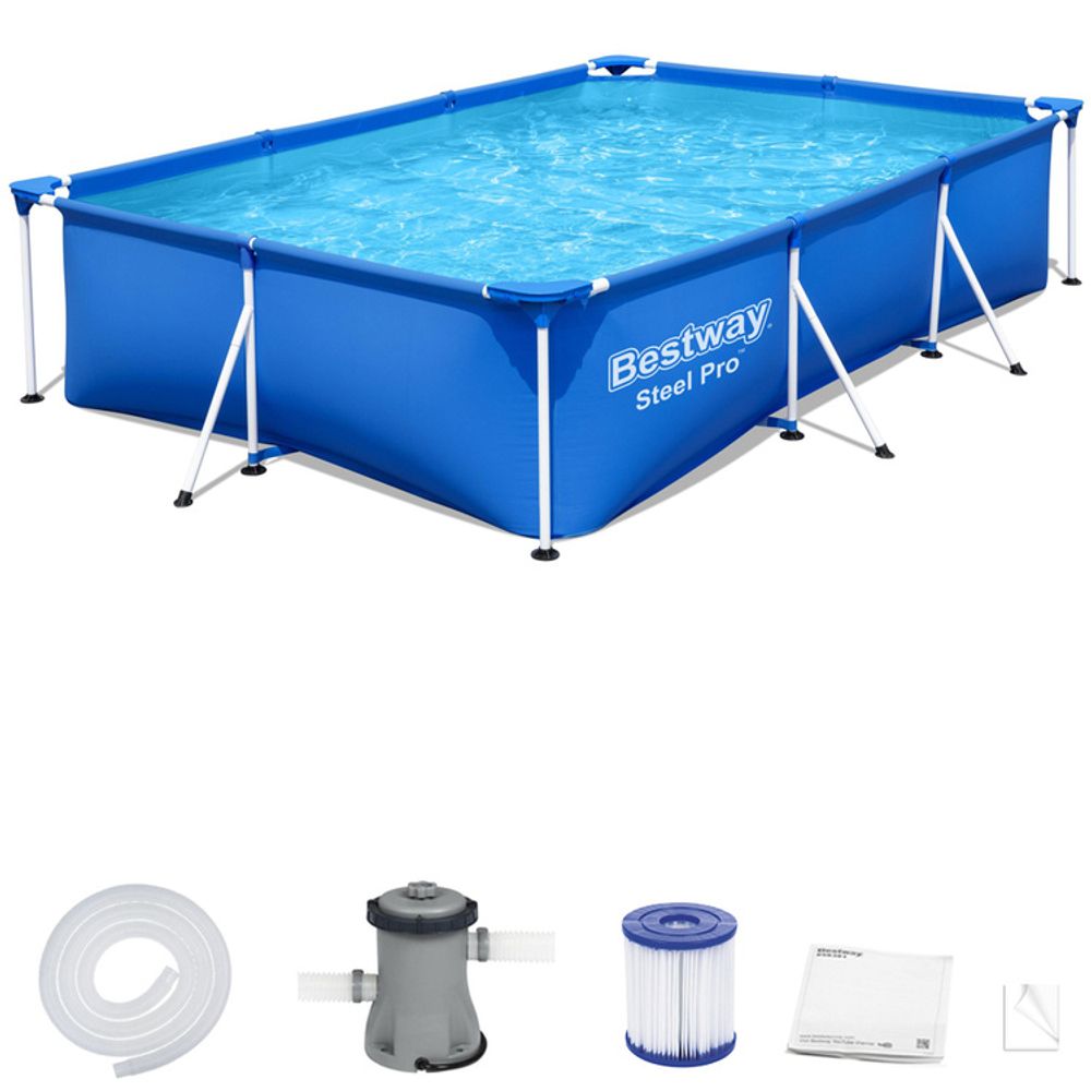 Bestway bazen 56411 - 300x201x66cm - 3,300L slika 2