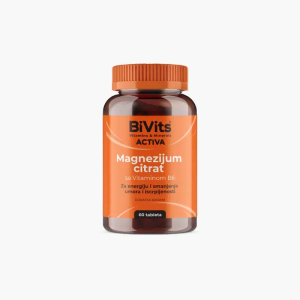 BIVITS MG-CITRAT 60 TBL - Magnezijum i Vitamin B6
