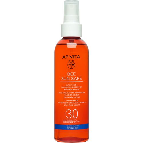 Apivita bee sun safe ulje za brže tamnjenje SPF 30 200ml slika 1