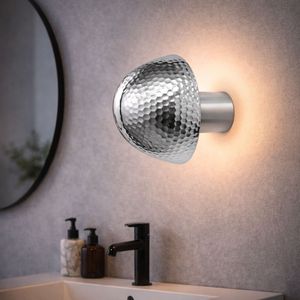 Zidna Lampa Petek - 16180 - D, boje: Hrom