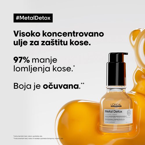 Loreal Professionnel Paris Metal Detox Profesionalno Koncentrovano Ulje Za Zaštitu Kose 50ml slika 2