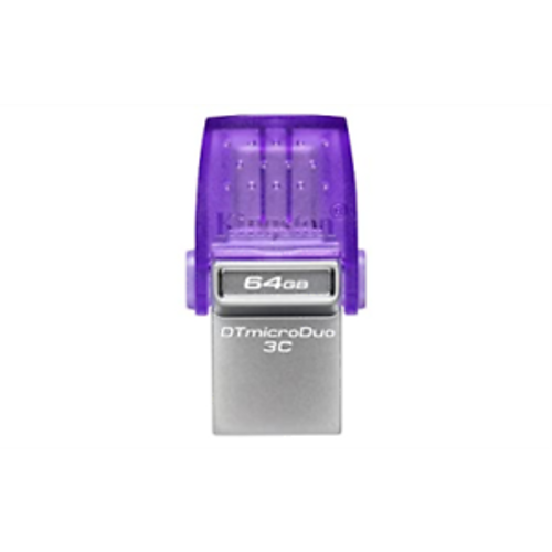 Kingston DTDUO3CG3/64GB 64GB USB Flash Drive, 2-in-1 USB 3.2 Gen.1 Type-C & Type-A, DataTraveler microDuo 3C, Read up to  200MB/s slika 1