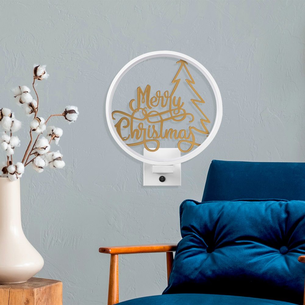 Zidna lampa XMAS26 White Gold slika 3
