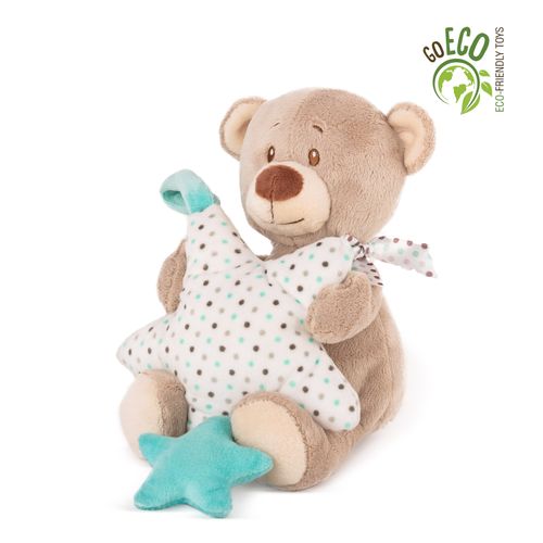 Amek plišana igračka Eco Bear musical toy with star 24 cm - Blue slika 1