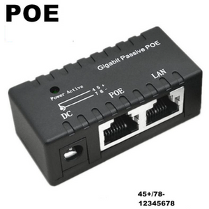 POE-INJ-4811 Gembird 48V/1A 130W, 1000mbps Passive POE injector od 5~48V, konektor 5.5x2.1mm