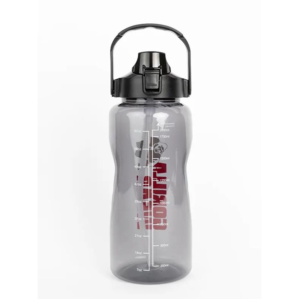 Gorilla Wear Boca za vodu sa navlakom 2000ml, Crna slika 6