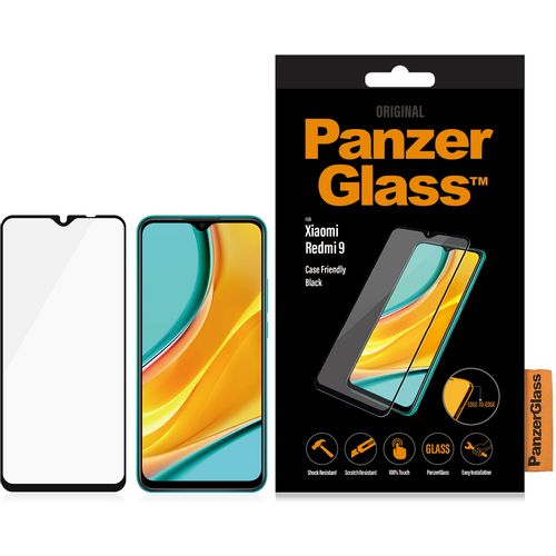 Panzerglass zaštitno staklo za Xiaomi Redmi 9 case friendly black slika 1