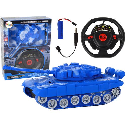 RC plavi tenk na daljinsko upravljanje slika 1