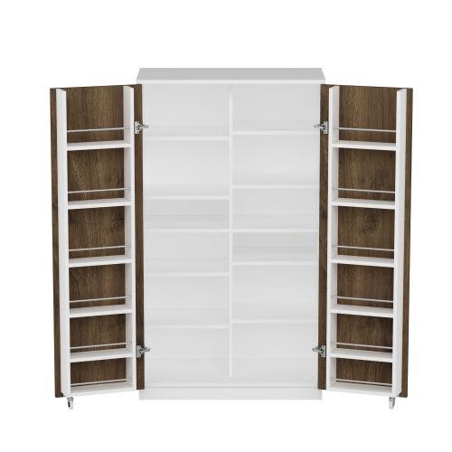 Paose - Whıte, Walnut WhıteWalnut Multi Purpose Cabinet slika 5