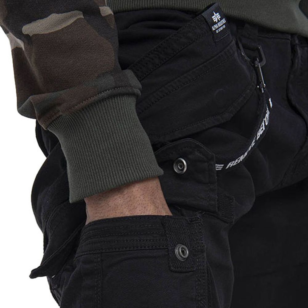 Alpha Industries Muške hlače Cargo Utility, Crne slika 5