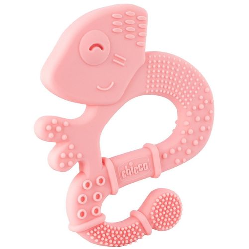 CHICCO grizalo silikon kameleon 2m+ pink 2811010 slika 2