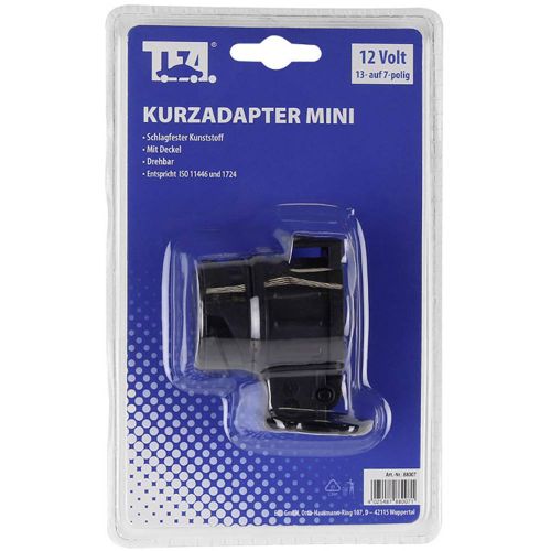 TFA Stecker 88007 adapter za prikolicu [uticnica 13-polna - utikač 7-polni] plastika slika 2