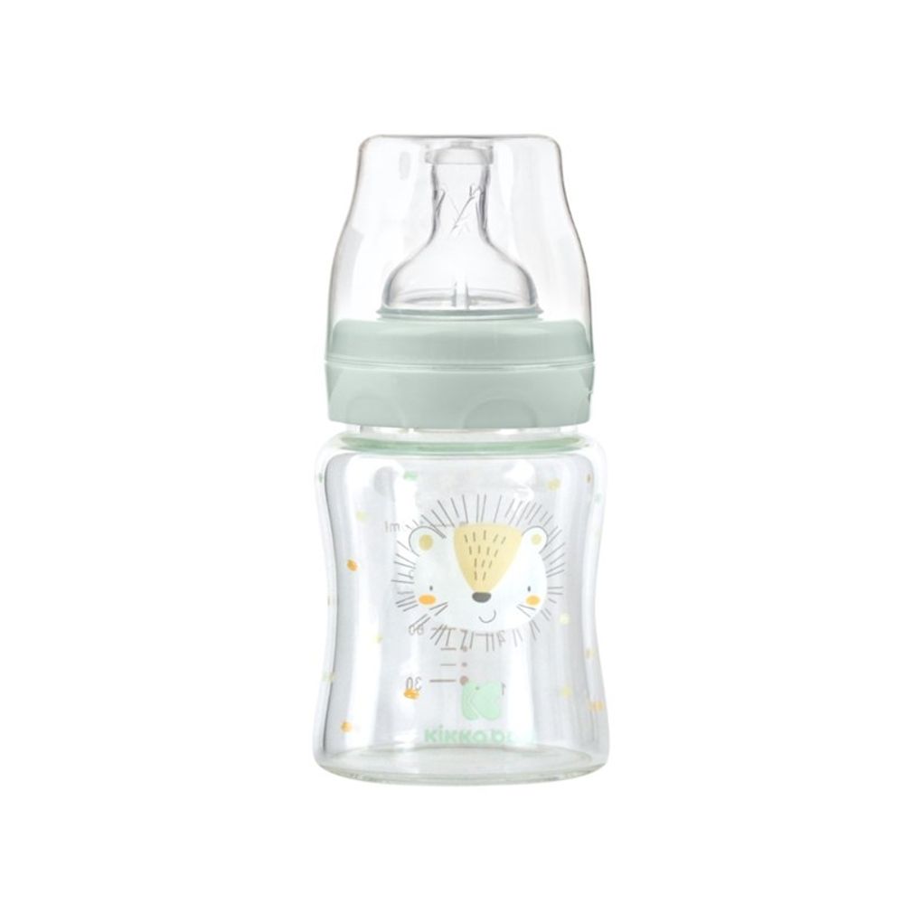 Kikka Boo Staklena flašica Jungle King 120ml 0m+ Mint slika 1