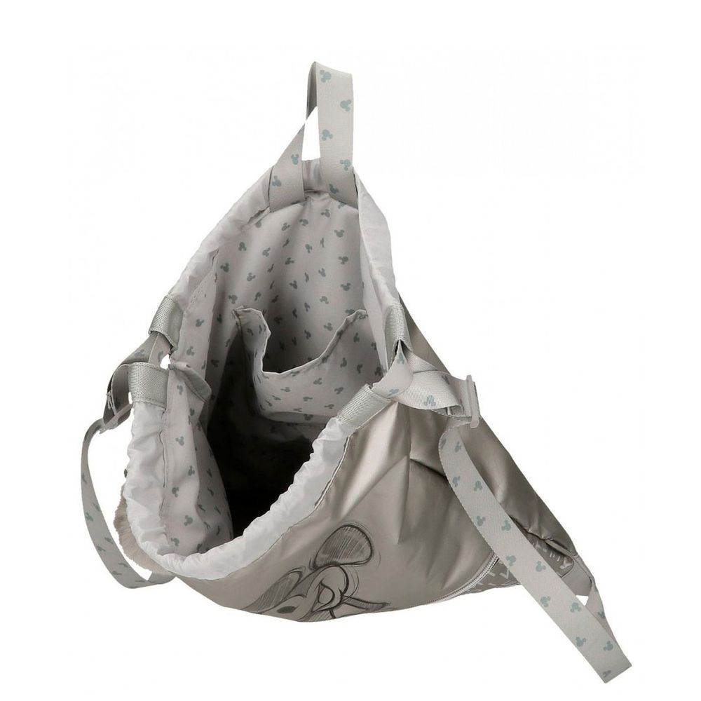 Disney Torba za sport, Mickey 100, 3593821, silver slika 4