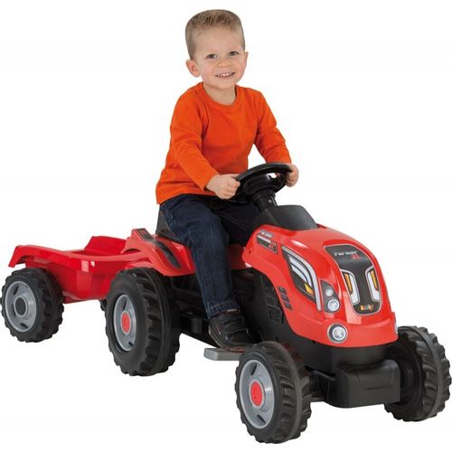 SMOBY traktor s prikolicom, crveni 710108 slika 8