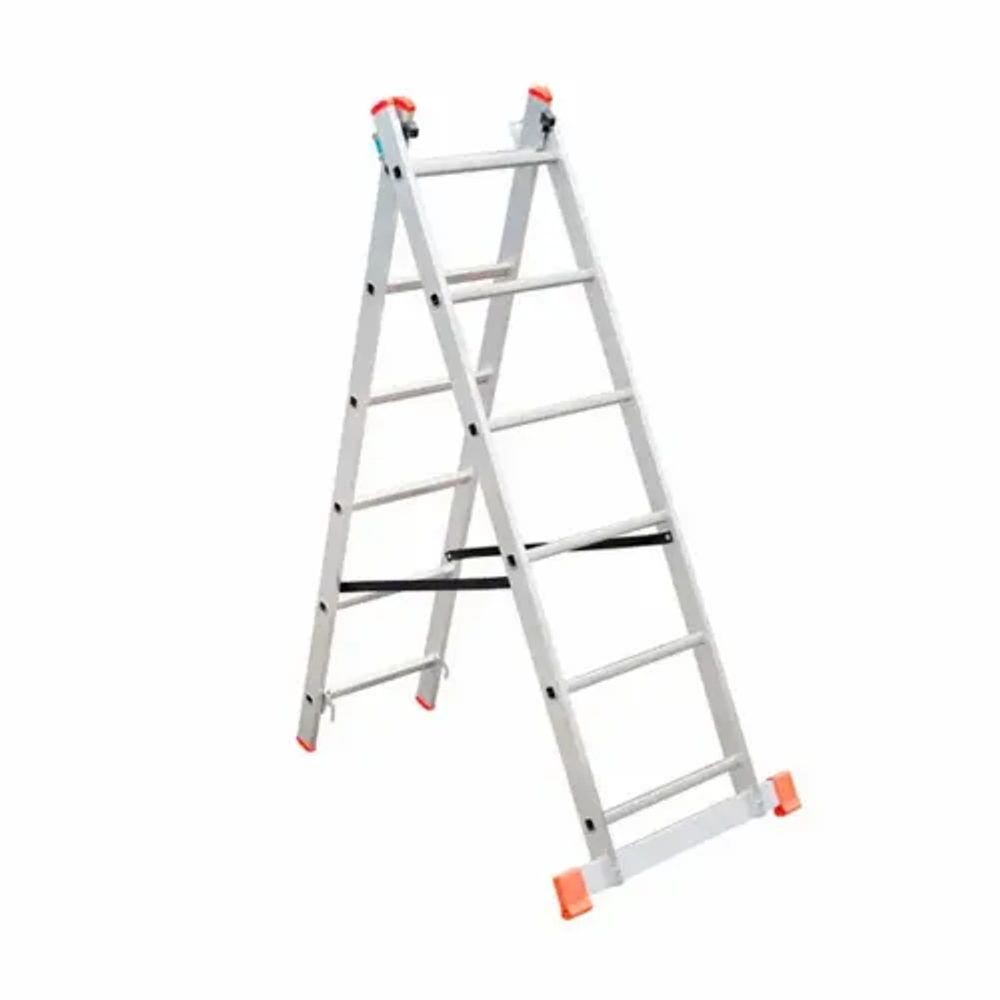 Ljestve Kombinirane 2 Sekcije 1,7 M B- Line 2X6 Gazišta slika 1