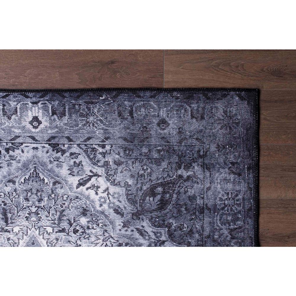 Višebojni Hodnički Tepih Blues Chenille - Sivi AL 22 (75 x 150 cm) slika 2