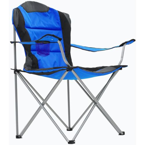 Sklopive stolice za kampiranje 2 kom 96 x 60 x 102 cm plave slika 34