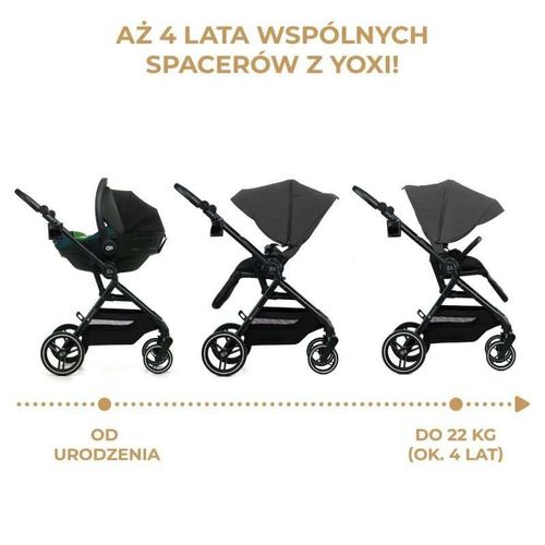 Kinderkraft Kolica Yoxi Moonlight Grey slika 3