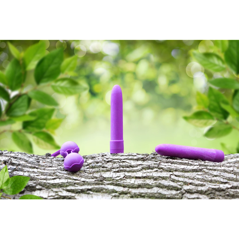 Biorazgradivi vibrator Natural Pleasure by Shots - 5,5 / 14 cm slika 6