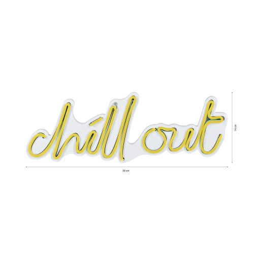 Wallity Ukrasna plastična LED rasvjeta, Chill Out - Yellow slika 8