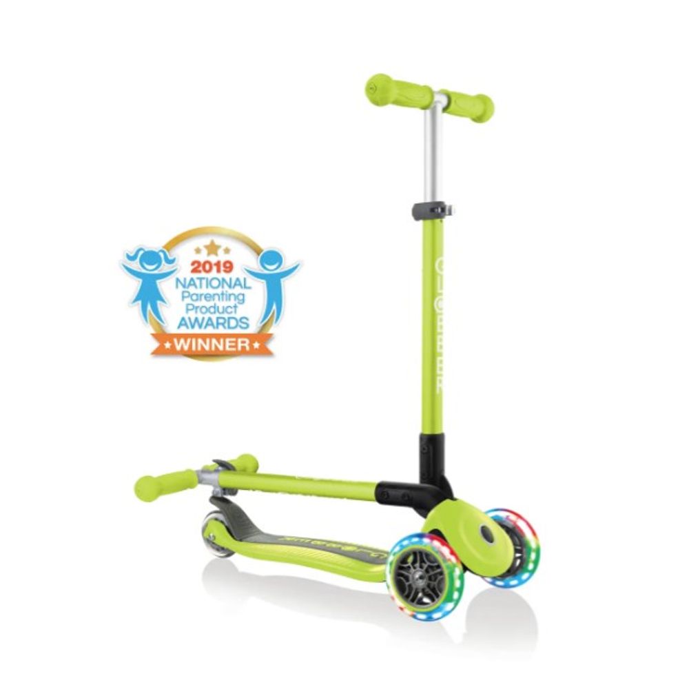 Globber Romobil sa svjetlećim točkovima Primo Lights Lime Green 432-106-2 slika 3