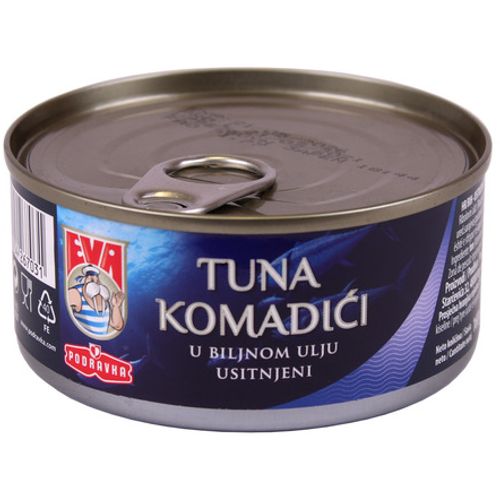Eva tuna komadići u biljnom ulju usitnjeni 160g slika 1