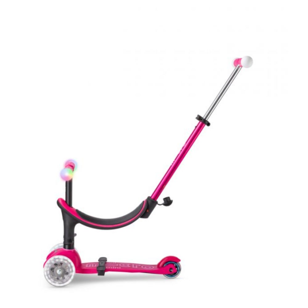 Micro Romobil Mini2Grow Deluxe Magic LED, Pink slika 2