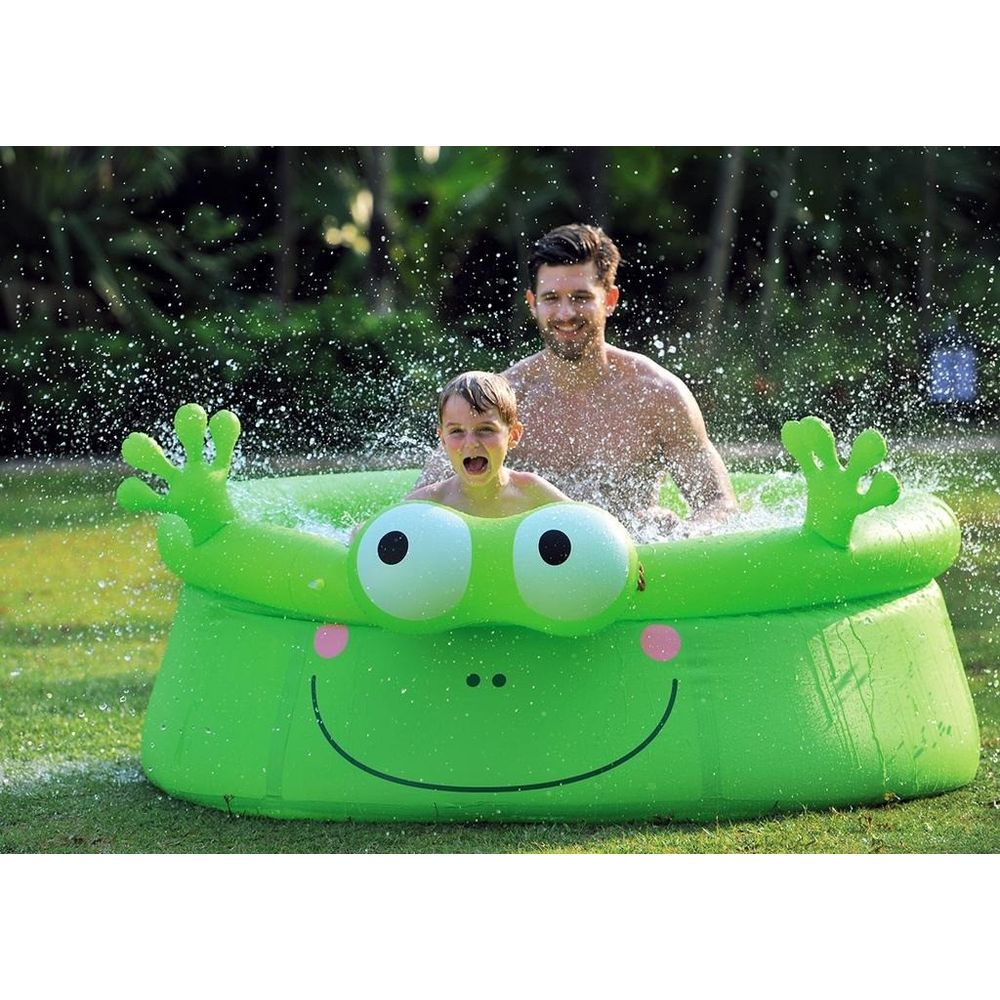 Dječiji bazen sa zračnim prstenom Žabac 3D 175x62cm slika 2