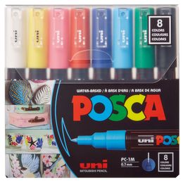 Uni Posca marker pc-1mc osnovne boje 8/1