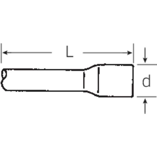 Stahlwille 559/4 15010003 produžetak za nasadni ključ   Pogon (odvijač) 3/8''  Izlaz 3/4'' (20 mm)  95 mm 1 St. Produžetak za nasadne ključeve 95 mm Stahlwille 559/4 15010003 slika 2