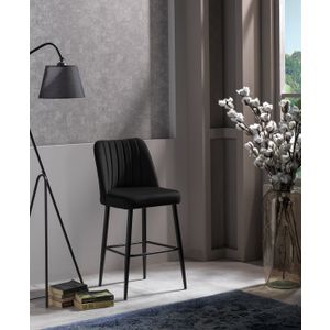 Vento - Crni Bar Stolac Set (4 Komada)