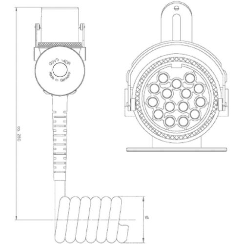 SecoRüt 40520 spojni kabel  [uticnica 15-polna - uticnica 15-polna] ABS plastika, guma (umjetna) slika 2