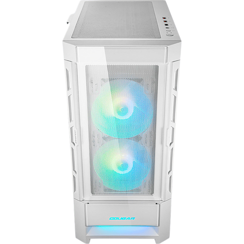 COUGAR | Duoface RGB White | PC Case | Mid Tower / Airflow Front Panel / 2 x 140mm &amp; 1x 120mm ARGB Fans incl. / TG Left Panel slika 2