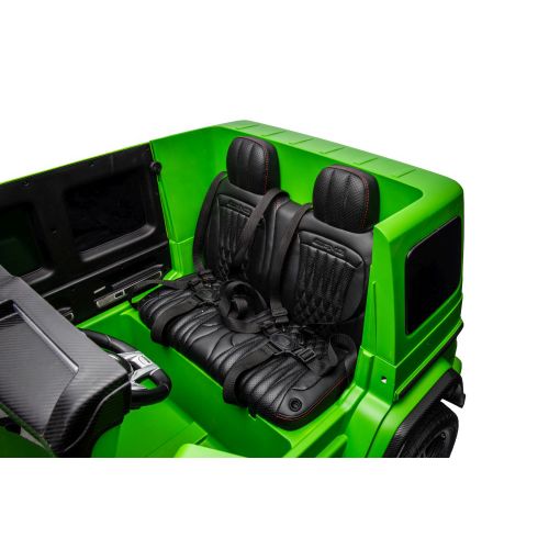 Licencirani auto na akumulator Mercedes G63 XXL 24V 4x4 - DVOSJED - zeleni slika 7