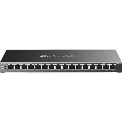 Switch TP-Link TL-SG116P, 16-Port Gigabit Desktop Switch with 16-Port PoE+ slika 1