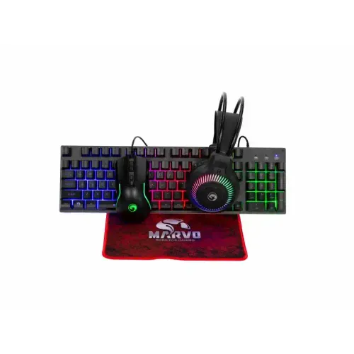 Marvo LOOT 40 CM416 Tastatura + miš + slušalice + podloga  slika 1