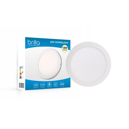 LED SLIM NADGRADNI PANEL OKRUGLI 18W slika 1