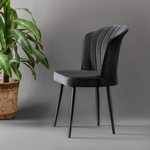Hanah Home Rubi - Crni set stolica (4 komada) slika 2